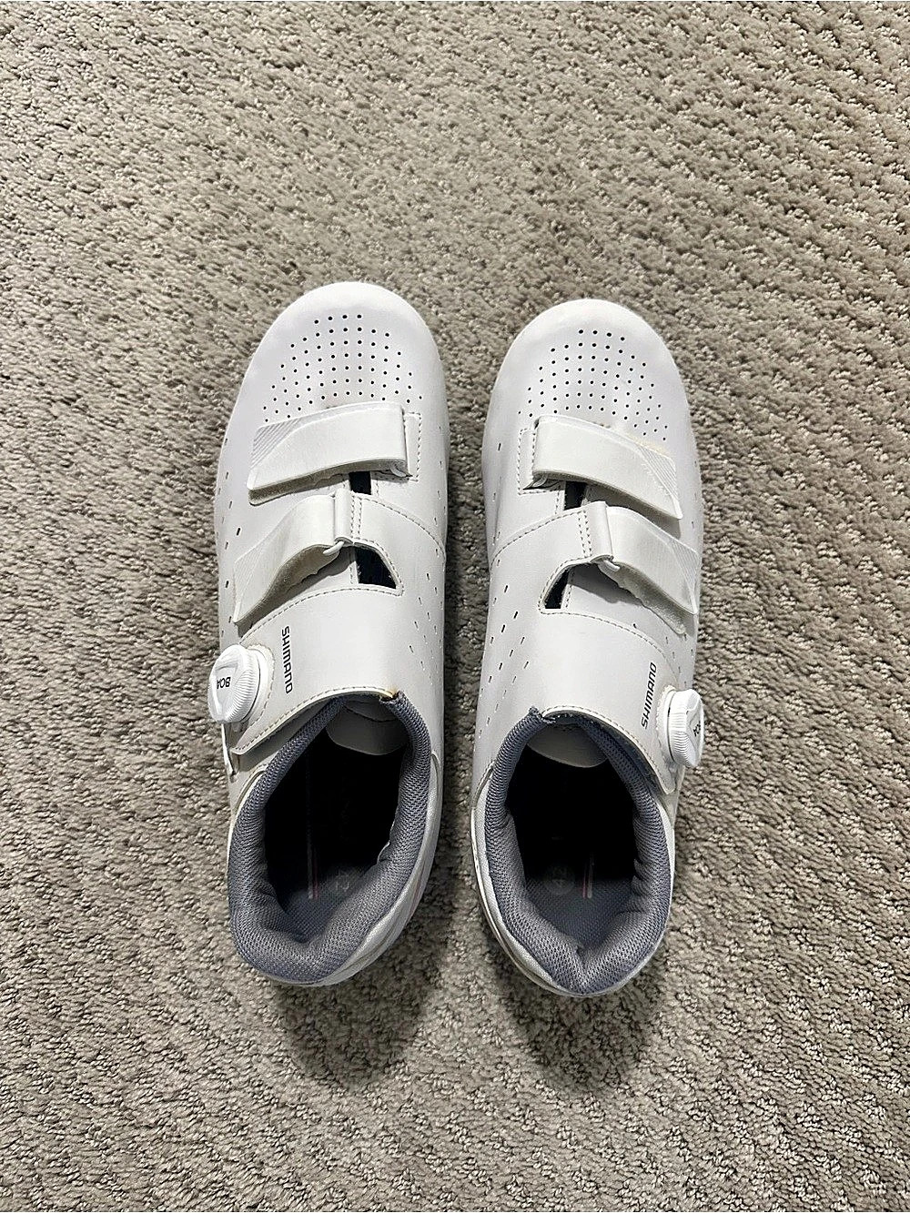 Shimano RP4 Women's Cycling Shoes US 9.5 EU 42 White BOA Peloton Delta Cleats